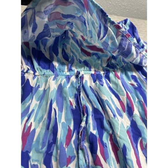 Japna Colorful Tiered‎ Sundress Cottage Core Ruffle Prairie Boho Sz L - Picture 4 of 8